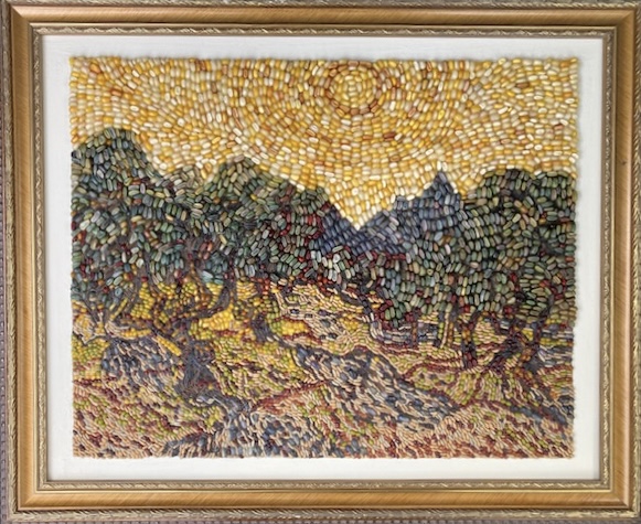 [Laura J Minnihan Van Gogh's Olive Trees in Seeds image]